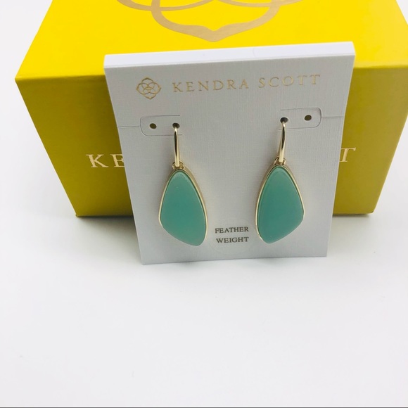 Kendra Scott Jewelry - Kendra Scott McKenna Small Drop Mint Earrings NWT
